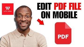 How To Edit PDF Files On Mobile Phones Using WPS Office App (STEP BY STEP GUIDE)