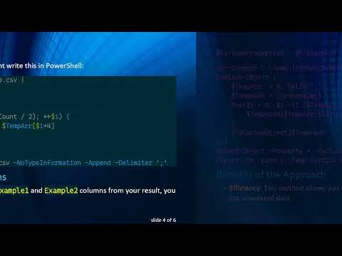 How to Delete or Skip Columns in CSV Files using PowerShell
