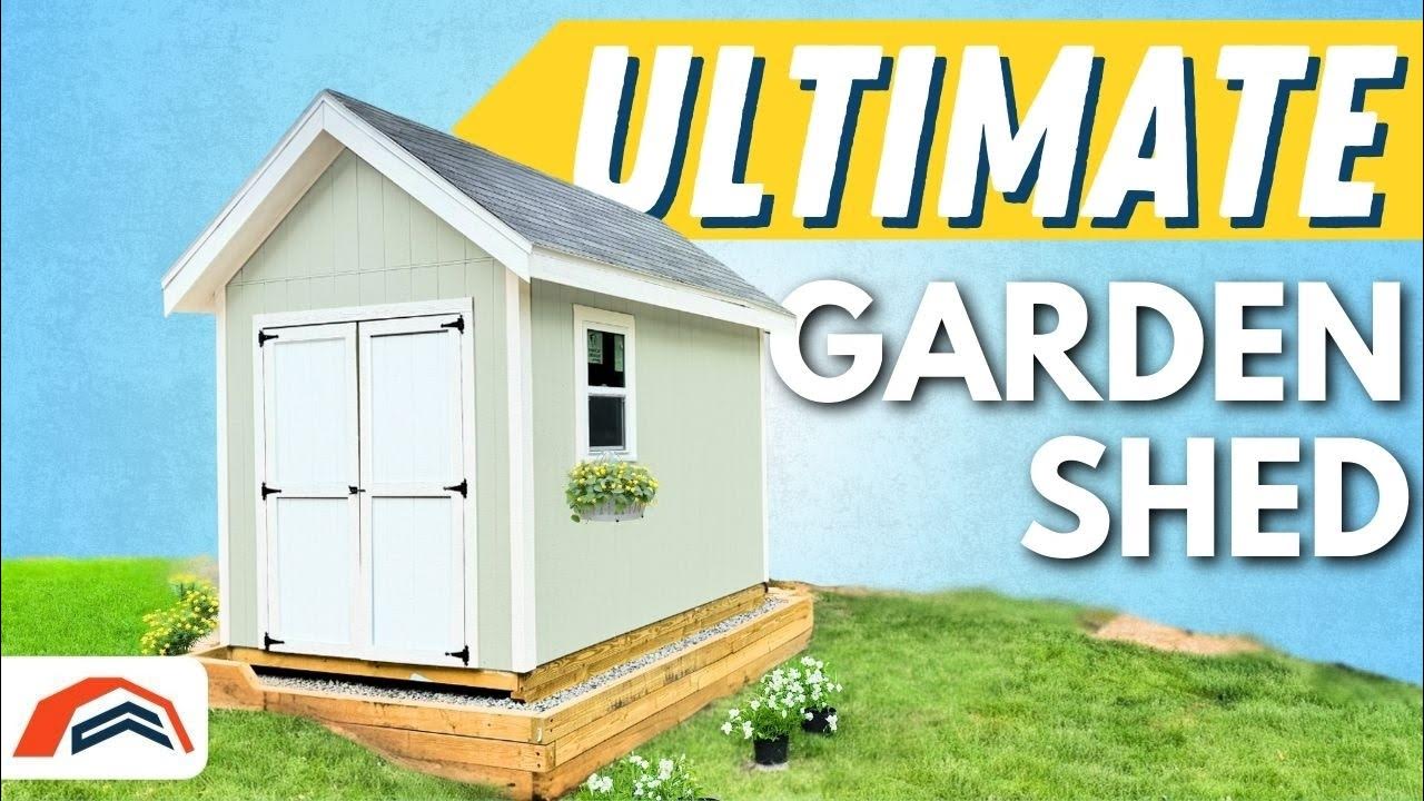 Complete DIY Shed Build Classic 8x12 YouTube Complete diy shed build classic 8x12 youtube