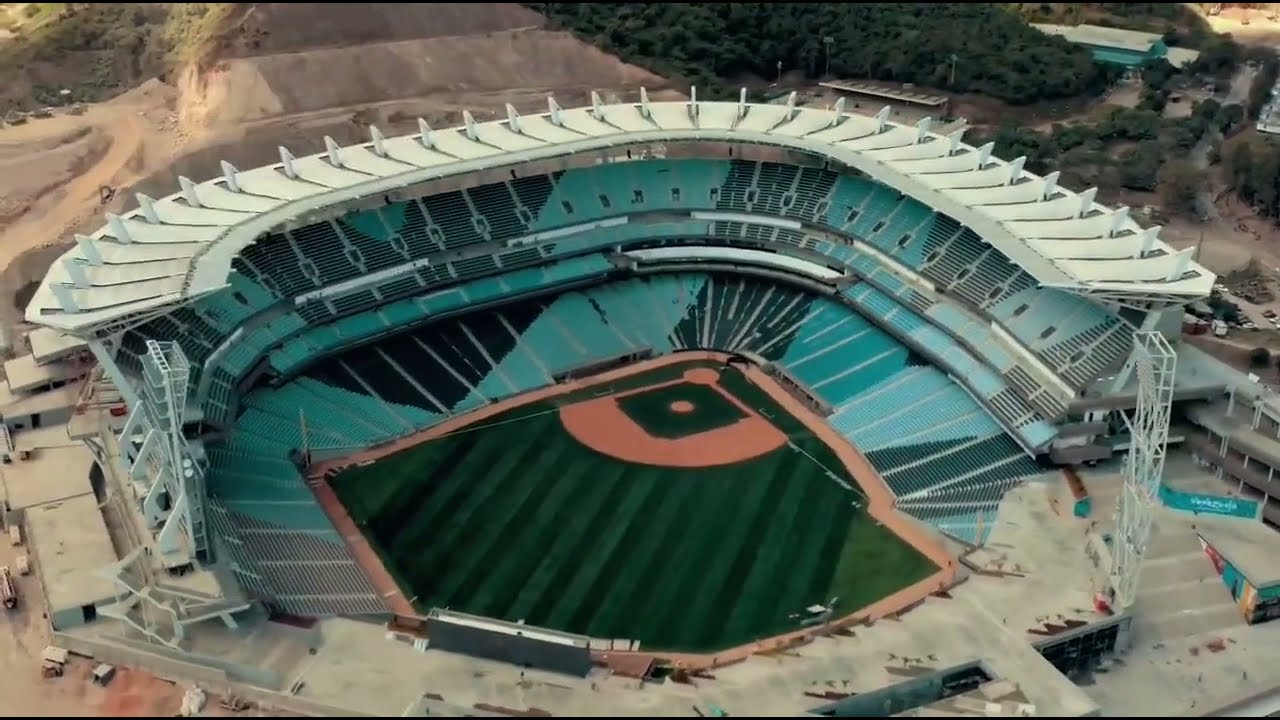 Estadio Monumental de Caracas "Simón Bolívar" es una obra imponente y de gran nivel para el béisbol. - YouTube