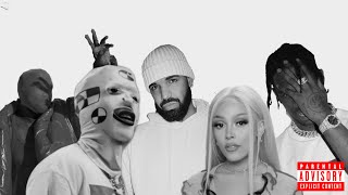 Drake Ft. Travis Scott, Future, Kayne West, J. Cole, Doja Cat Young Thug, The Weeknd - Hip-Hop Mix