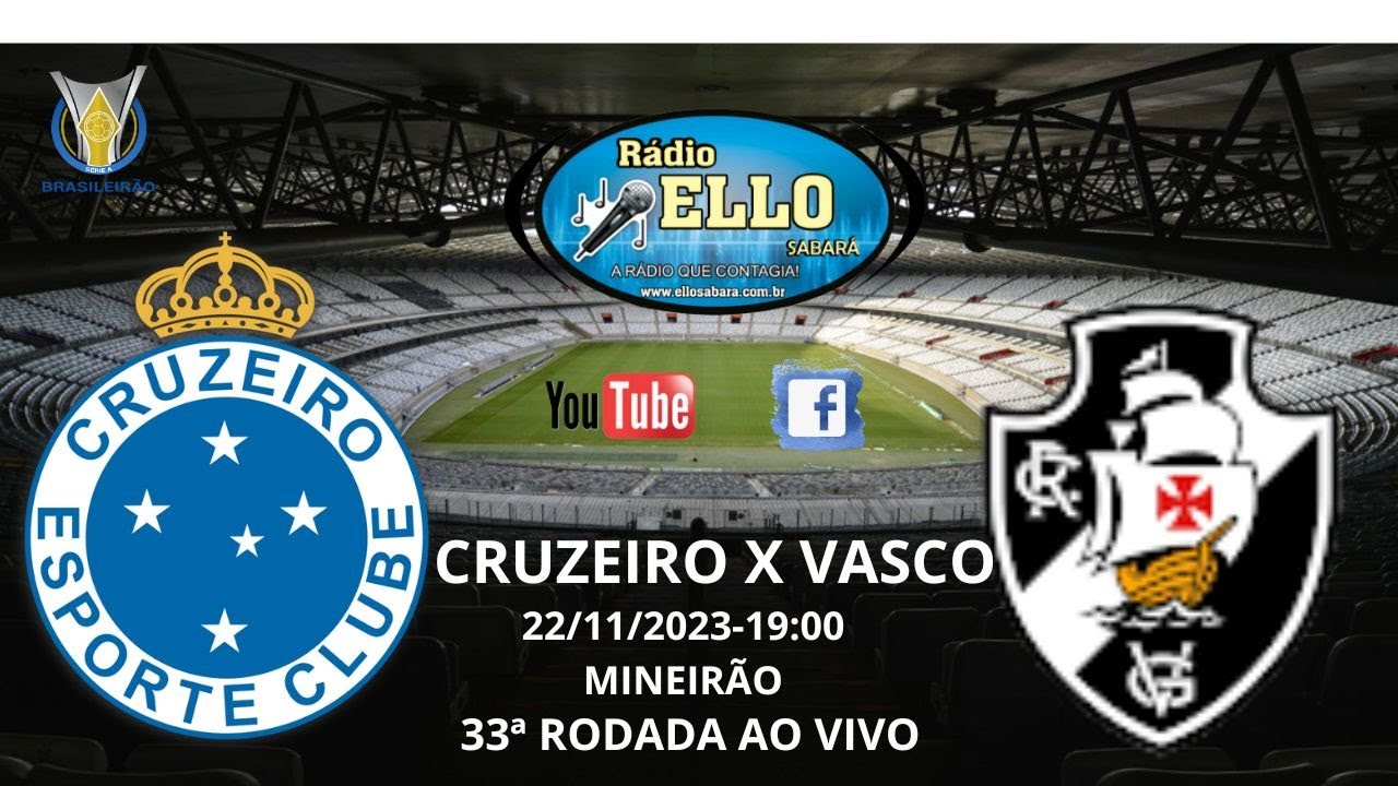 Chegou a hora da glória, de fazer história. Cruzeiro x Vasco. A Minas FM  transmite. - Portal MPA