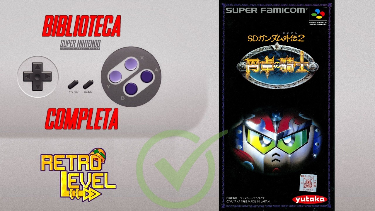 SD Gundam Gaiden 2: Entaku no Kishi - Biblioteca COMPLETA do Super