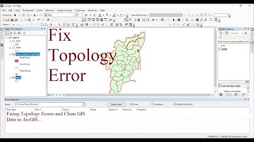 ArcGIS Topology Error Fixing and Creation | Step-by-Step Tutorial | Tamil ArcGIS University
