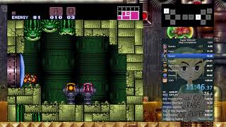 Super Metroid Map Completion in 1:28:09