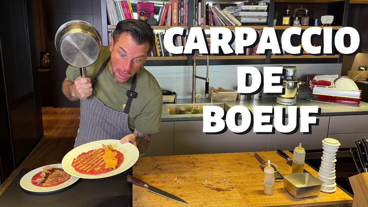 RECETTE DE NORBERT : MON CARPACCIO DE BOEUF DE FOLIE
