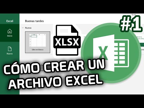 Video: ¿Cómo se crea un documento de Excel?