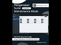 Maintenance Mode - Pengarsipan Surat Codeigniter 4 & MySQL #shorts #shortvideo #shortfeed