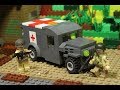 Lego WW2 Машина медика армии США лего совместимая обзор