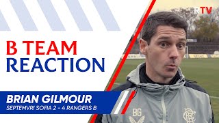 Reaction Brian Gilmour Septemvri Sofia 2 - 4 Rangers B
