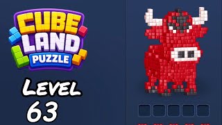 Cube Land Puzzle Level 63 Walkthrough