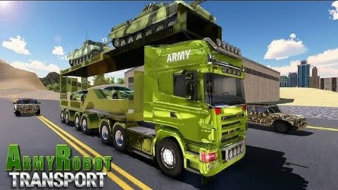 Us Army Transport Robot Car Tank -Android Games