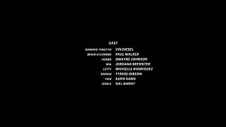 Fast & Furious 6 2013 End Credits Full Hd1080P