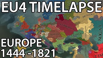EU4 Timelapse - (Europe 1444-1821)