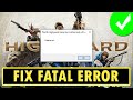 Fix Highguard The UE-Highguard Game has crashed and will close Fatal Error/LowLevelFatalError on PC