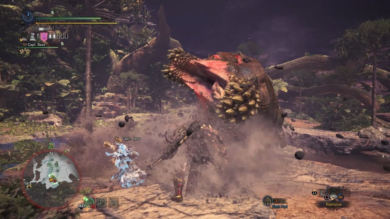 MHW: Elemental Charge Blade vs Deviljho
