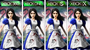 Alice Madness Returns (2011) XBOX 360 vs XBOX ONE vs XBOX SS vs XBOX SX (4K)