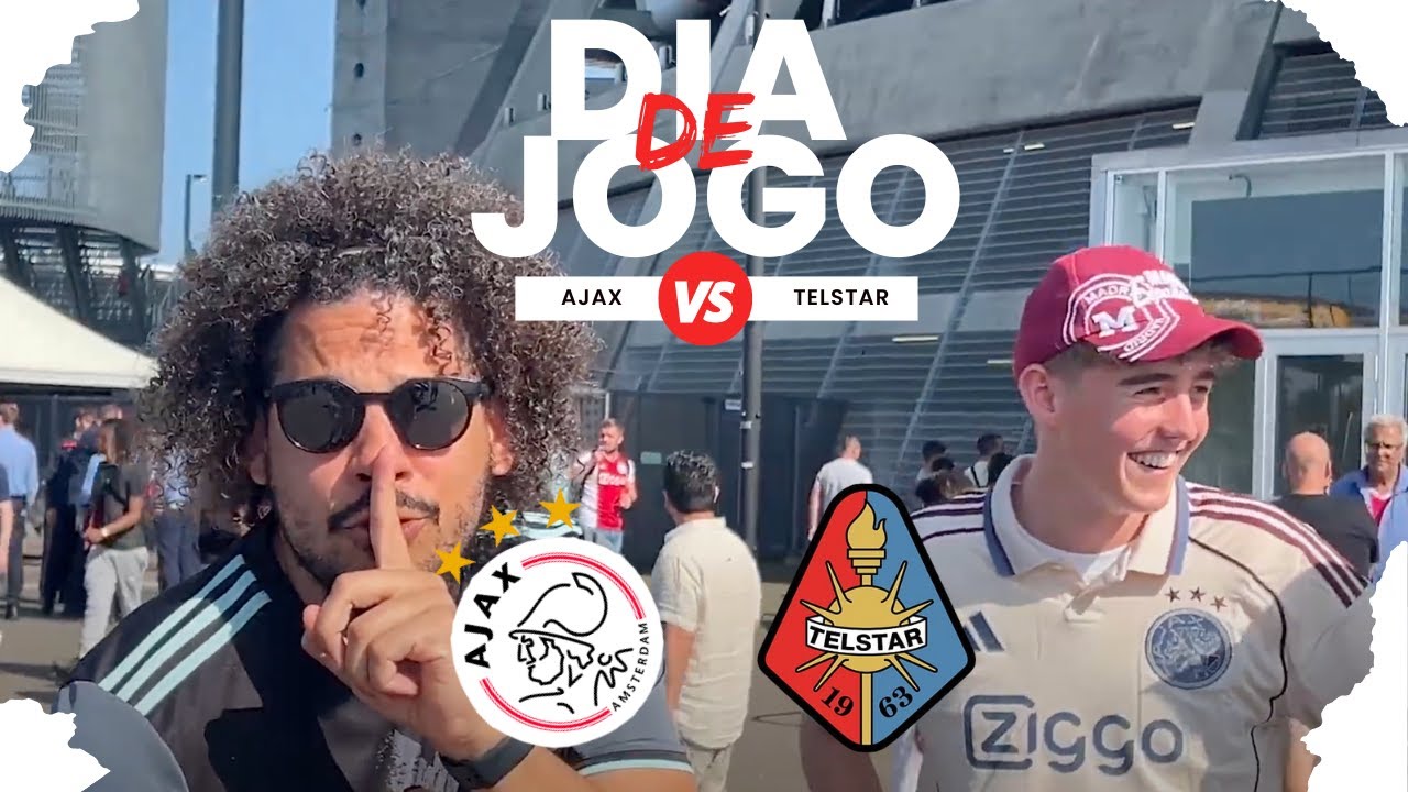 🚀 Fui na estreia do Ajax em Amsterdam e encontro torcedores do Chelsea 🤔 Fluminense do Diniz famoso!
