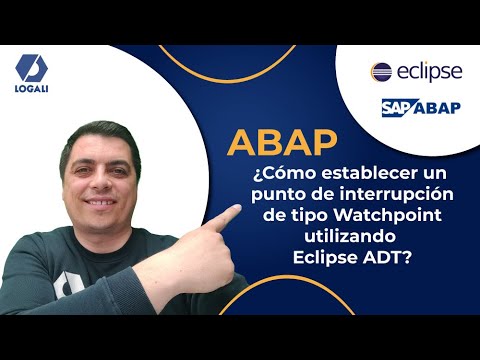 ABAP - ¿Cómo establecer un punto de interrupción de tipo Watchpoint utilizando Eclipse ADT?
