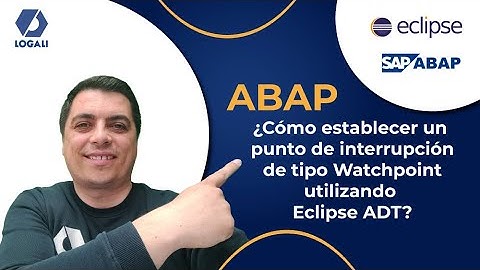 ABAP - ¿Cómo establecer un punto de interrupción de tipo Watchpoint utilizando Eclipse ADT?