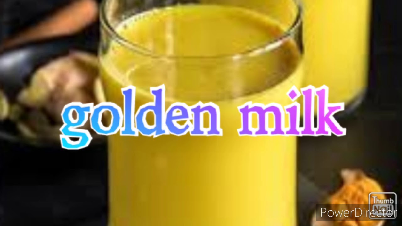 Golden milk/ turmeric milk for weight loss and immunity boosting YouTube