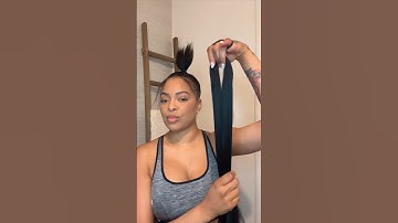 TOP KNOT BUN 👱🏽‍♀️ TUTORIAL💗  #ponytail #hairstyle #shorthair  #makeup  #grwm #fypシ゚viral