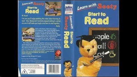 Learn with Sooty Start to Read vhs