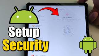 How to Setup Face ID Password & Fingerprint on Android Tablet - Full Guide screenshot 3