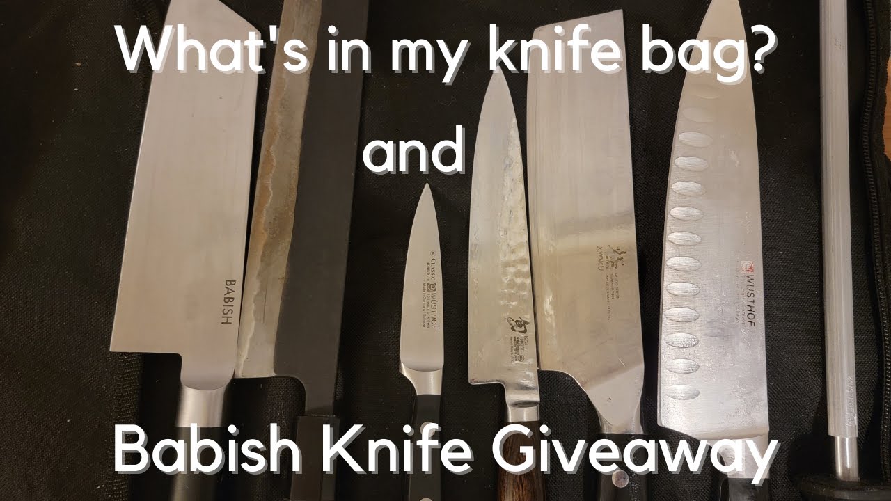 Thank You for 10k. Knife Roll "Tour" and Babish Knife Giveaway.