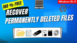 🔥Recover Permanently Deleted Files on Windows 10, 11 ||  100% Free screenshot 1
