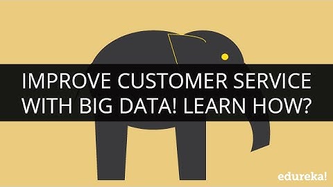 Improve Customer Service with Big Data! Learn How | Webinar -1 | Edureka