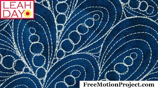 Quilting Pebbles + Paisley Quilting Design = Pebbled Paisley Pattern