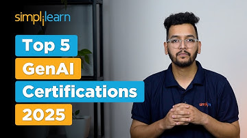 Top 5 Generative AI Certifications For 2026 | High Paying Gen AI Certifications 2026 | Simplilearn