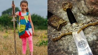 7 Year Old Girl Finds 'EXCALIBUR' in Legendary Lake