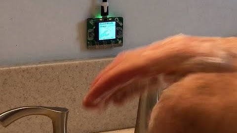 CLUE No-Touch Hand Wash Timer w CircuitPython @adafruit @johnedgarpark #adafruit