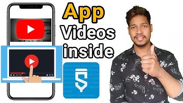 YouTube videos add inside the created application is sketchware/Aaura Technical