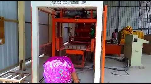 QT3-15 automatic brick making machine ,block machine from HGMA in India ,Chennai city .
