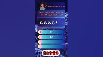 "Discover the Pattern: What’s the Next Number in This Sequence?"#sequence #quiz #brainteasers