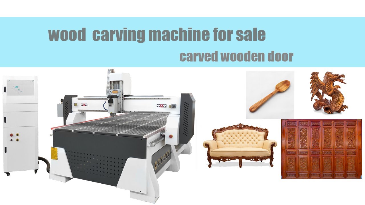 Woodworking Carving Machine Showcasing Exquisite Wood Door Engravings