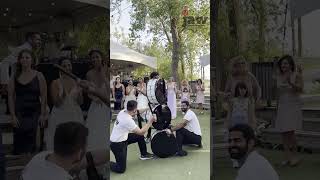 JAW's very own TABEL TOWER🔥 #lebanesedrums #jawentertainment #zaffe #wedding #derbake