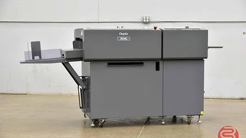 Duplo DC-646 Slitting / Cutting / Creasing System