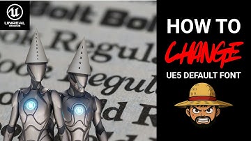 How to change the Default Widget Font | UE5 Tutorial