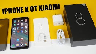 картинка: Первый взгляд на Mi 8 или iPhone X от Xiaomi