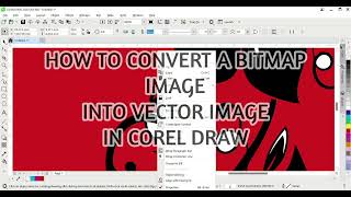 how to convert a #bitmap image to #vector #image || by nirajchitravanshi