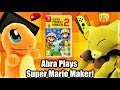 Abra Plays Super Mario Maker! - Pokemon Plush Pals