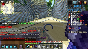 pvp vid while accidentally having hacks on lol dont ban me flame or sharpness tho I did not hack pvp