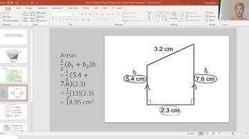 MAT 211 Area of Trapezoid Regular and Irregular Video