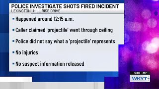 Projectile fired through apartment floor on New Year’s Day in Lexington