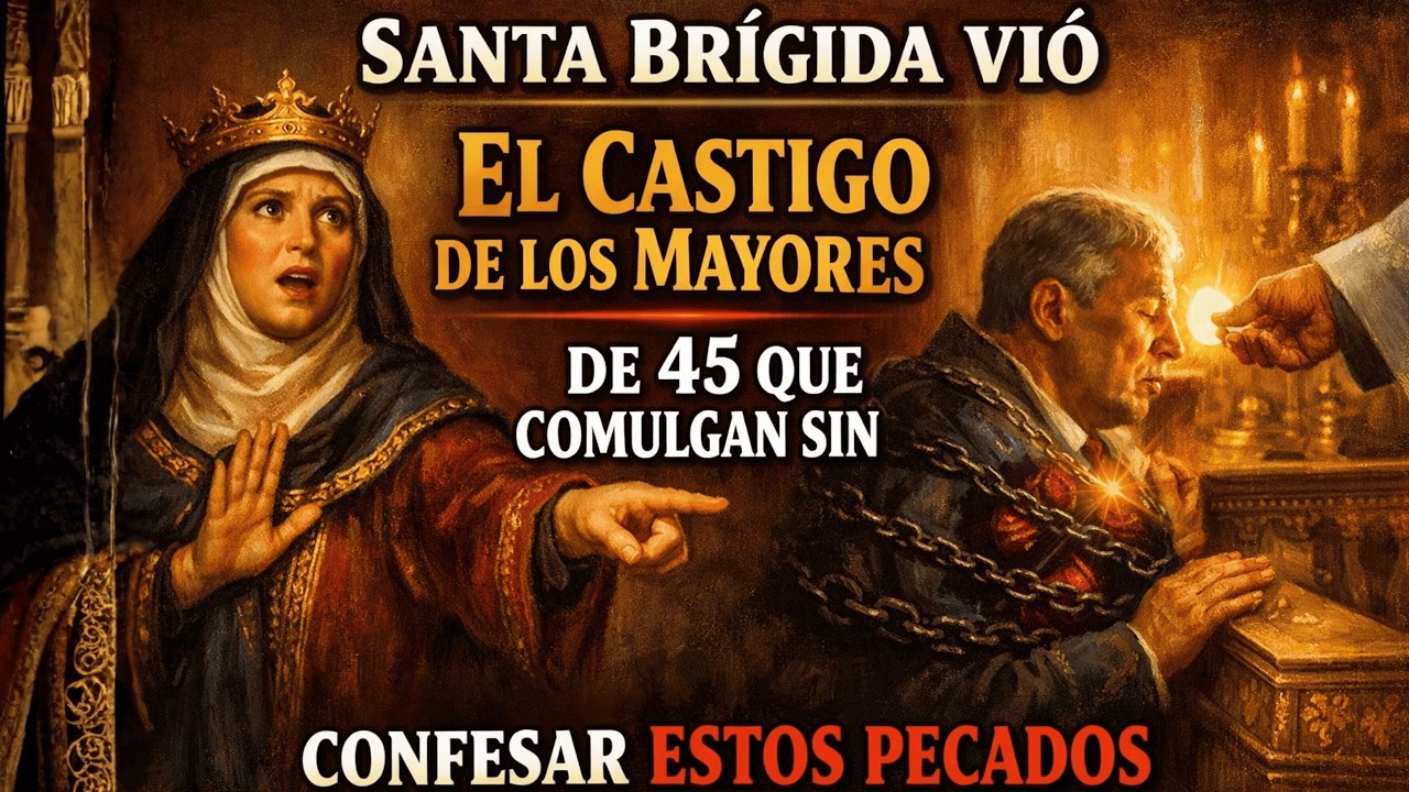 Santa Brígida Vio el Castigo de los Mayores de 45 que Comulgan sin Confesar Estos Pecados