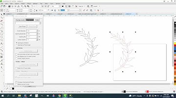 Corel Draw Tips & Tricks Blend dots around a vine Part 4 Macro
